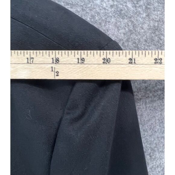 Lord & Taylor Blazer Mens 46 R Black Fifth Avenue Collection Faux Suede Jacket - Picture 5 of 14